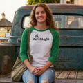 PorchLight Green Raglan Tee