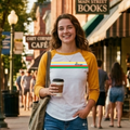 PorchLight Yellow Raglan Tee